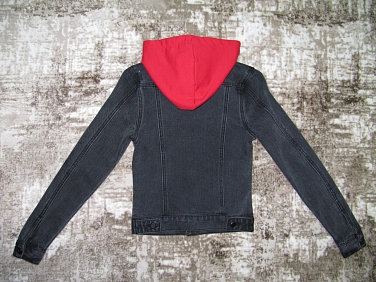 Джинсовый пиджак для девочек для девочек SA22-327 оптом. Фото 1